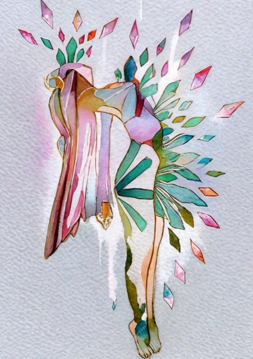 crystalline woman
