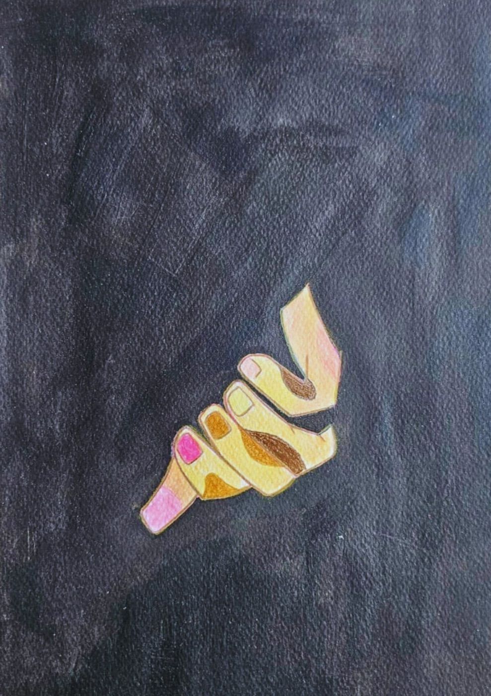 holding hands with the unknown